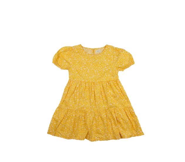 Žluté květinové šaty F&F