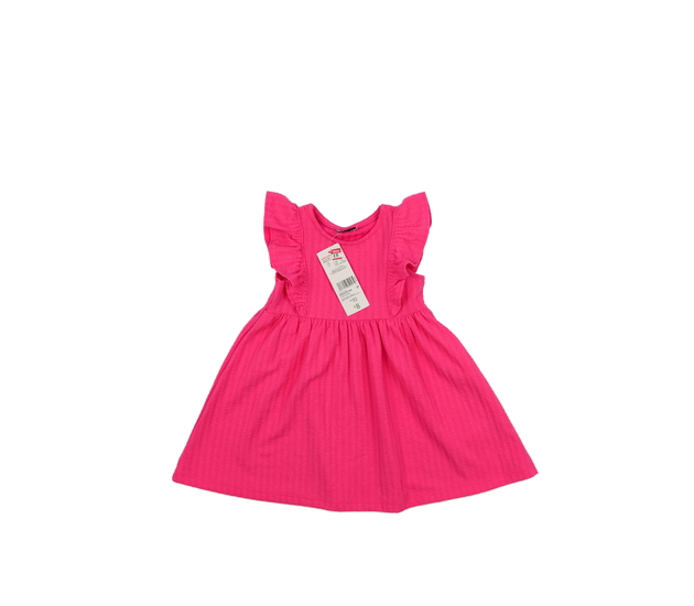 Nové sytě růžové šaty s volánky F&F