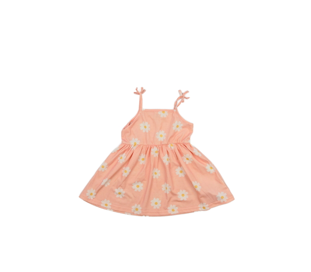 Růžové květinové šaty 