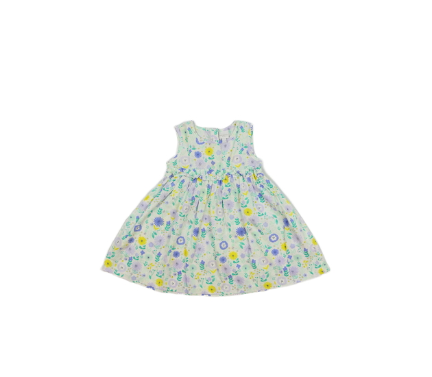 Bílé květinové společenské šaty Bluezoo