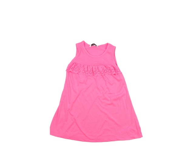 Růžové šaty s volánky Primark 