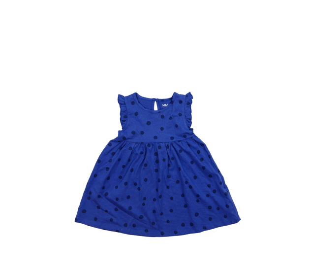 Tmavě modré šaty s kolečky M&S