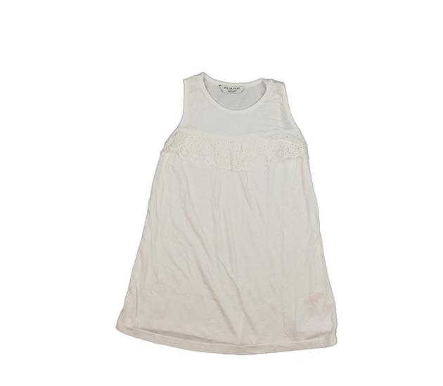 Bílé šaty s volánkem Primark 