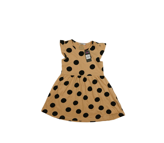 Nové hnědé šaty s kolečky Primark 