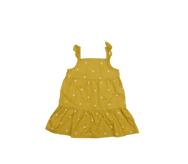 Žluté lehké šaty se srdíčky George