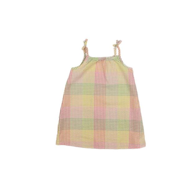 Pastelově barevné široké šaty Nutmeg