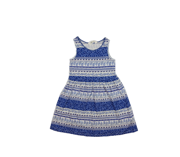 Modré vzorované šaty H&M