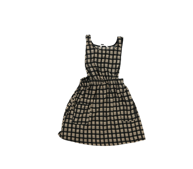 Hnědo-černé šaty George