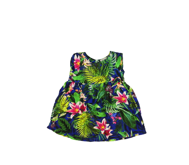 Tmavé květinové šaty Next