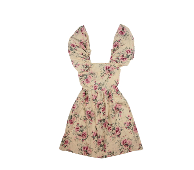 Světlé květinové krásné šaty Next