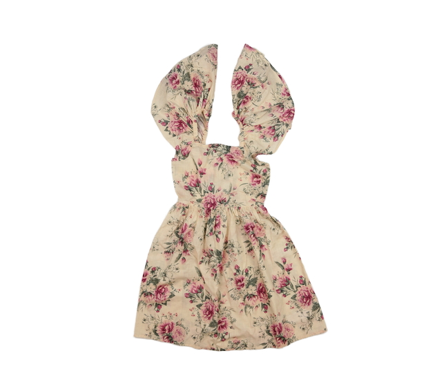 Světlé květinové krásné šaty Next