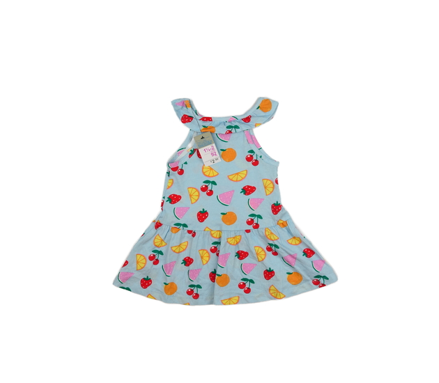 Nové modré šaty s ovocem Primark 