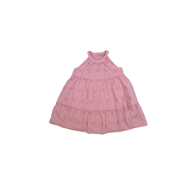 Růžové madeirové široké šaty George