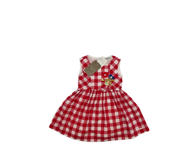 Nové krásné červeno-bílé šaty Mayoral 