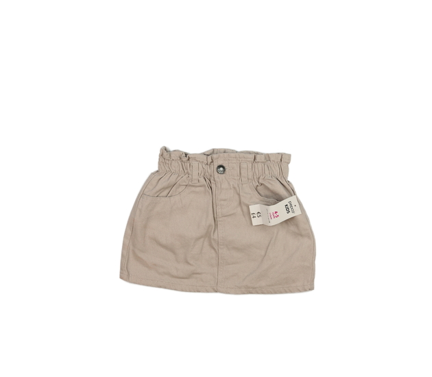 Nová světle šedá riflová sukně