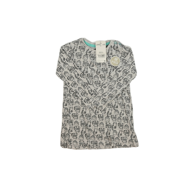 Nové šedé šaty s kočičkami 