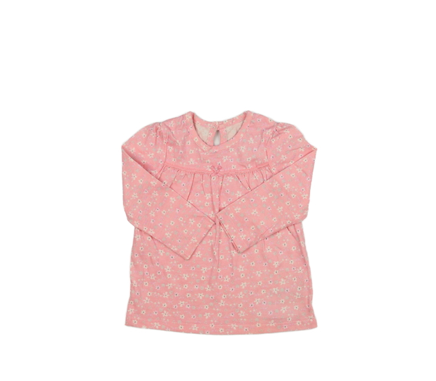 Růžové krátké květinové šaty George