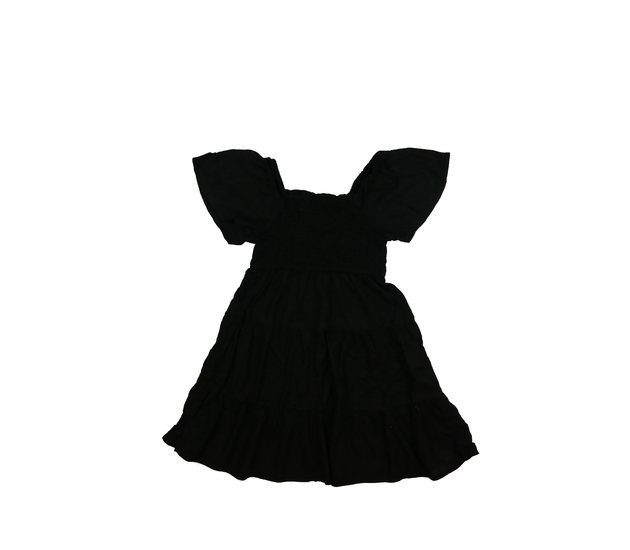 Černé šaty s prošívaným živůtkem Primark 