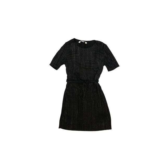 Černé lehké šaty s lesklými detaily River Island 