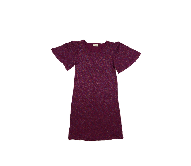 Fialové lesklé šaty Next