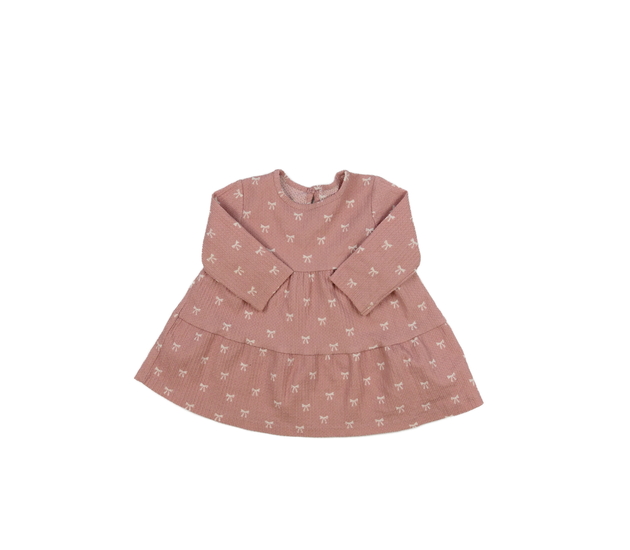 Růžové šaty s mašlemi George