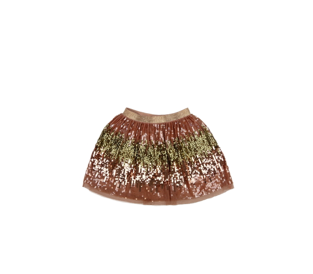 Růžová flitrovaná sukně Next