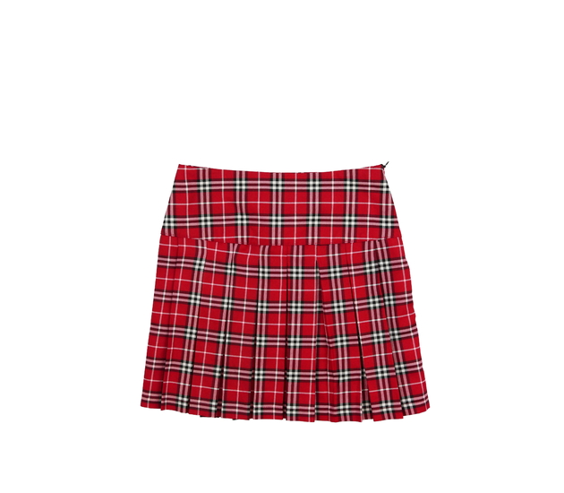 Červená pruhovaná sukně Primark 