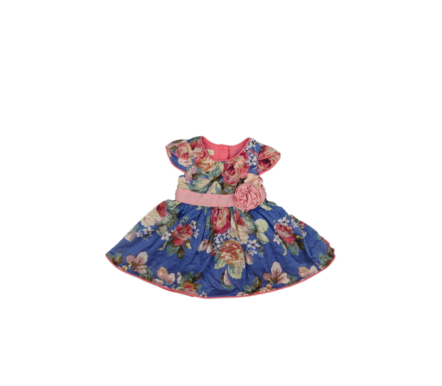 Modré květinové společenské šaty Monsoon 