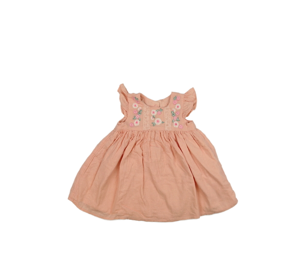 Růžové společenské šaty květinami George