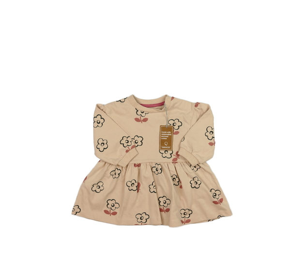 Nové béžové mikinové šaty Mothercare