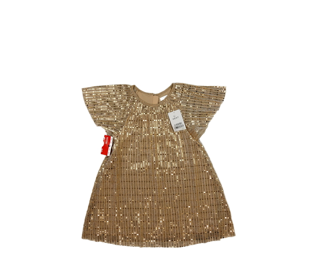 Nové zlaté společenské šaty Next