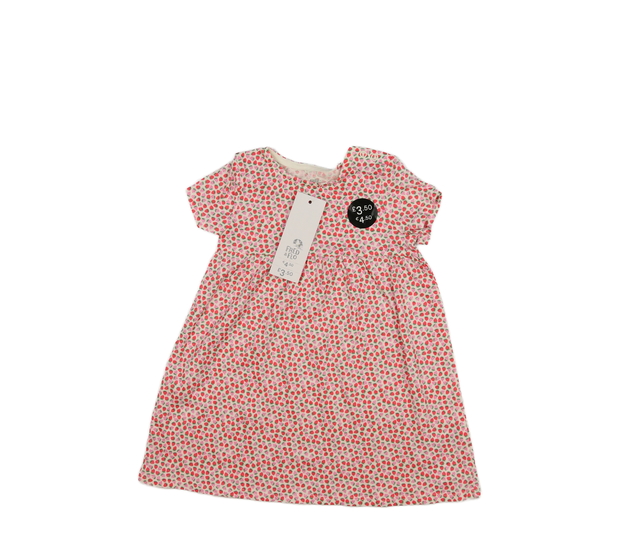 Nové bílé šaty s jahodami F&F