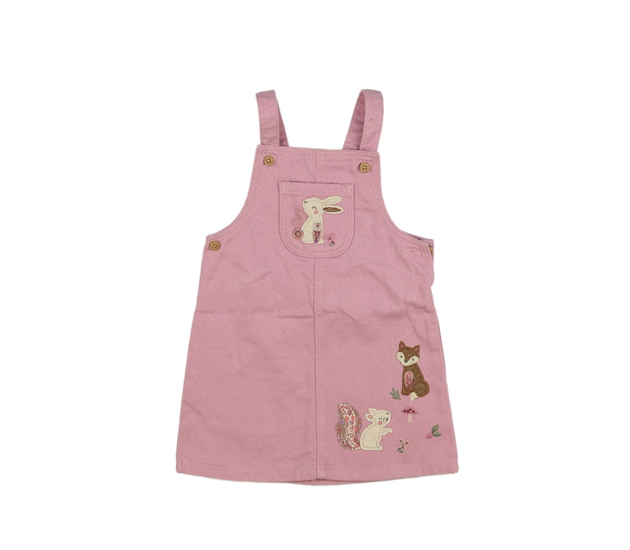 Růžové riflové šaty se zvířátky F&F