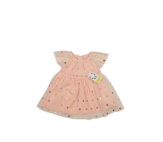 Nové růžové společenské zdobné šaty 