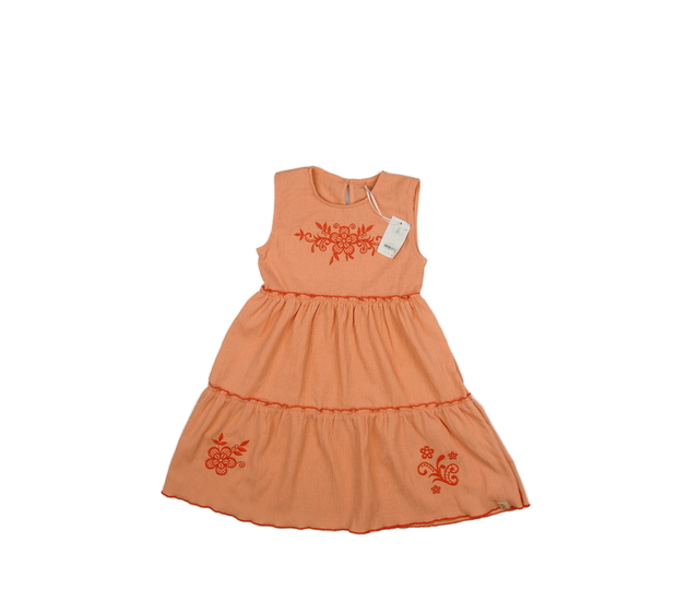 Nové oranžové šaty s vyšitými květinami George