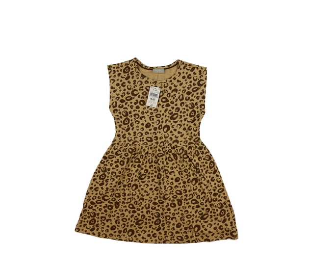 Nové hnědé vzorované šaty 