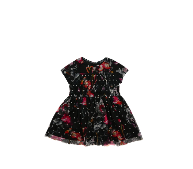 Krásné černé zdobné šaty Baker