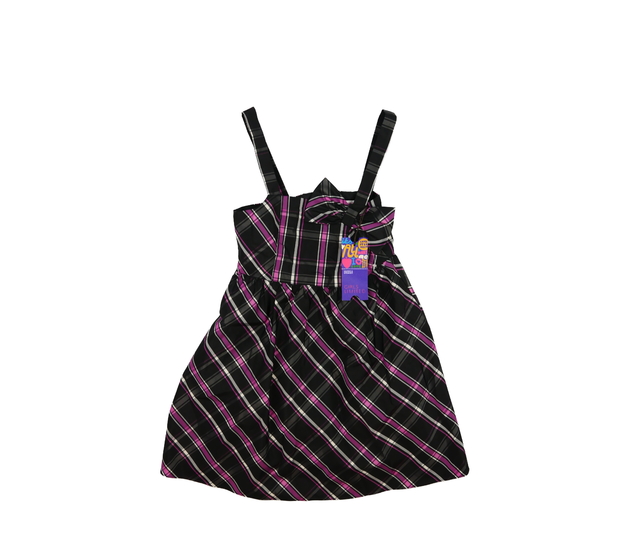 Nové tmavé pruhované společenské šaty 