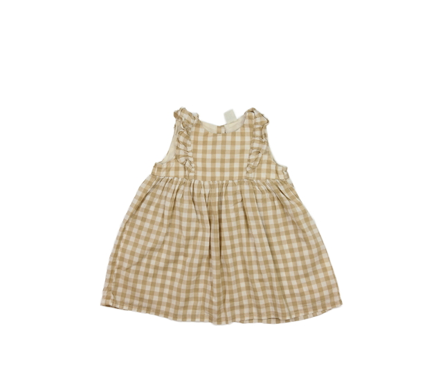 Hnědo-krémové společenské šaty H&M