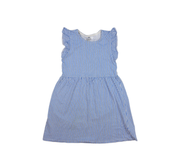Bílo-modré pruhované šaty H&M