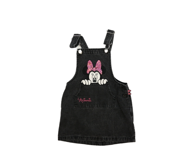 Šedé riflové šaty Minnie Disney Primark 