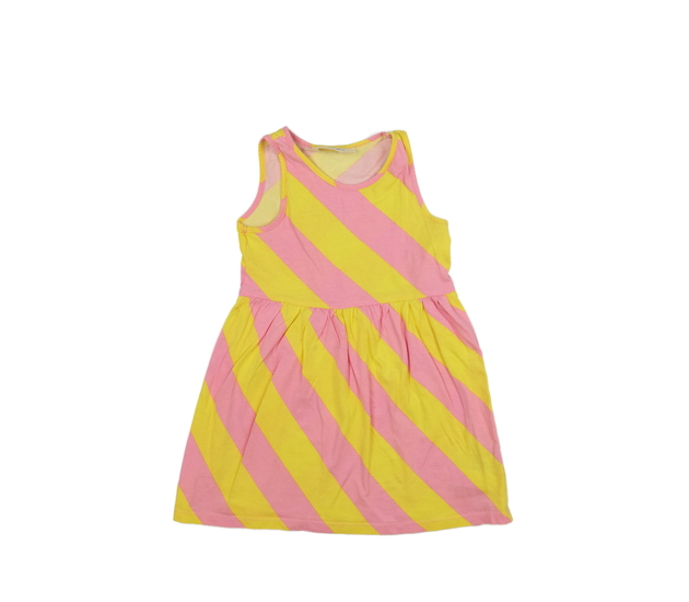 Žluto-růžové pruhované šaty H&M