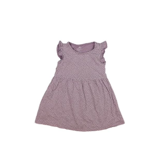Fialové vzorované šaty H&M