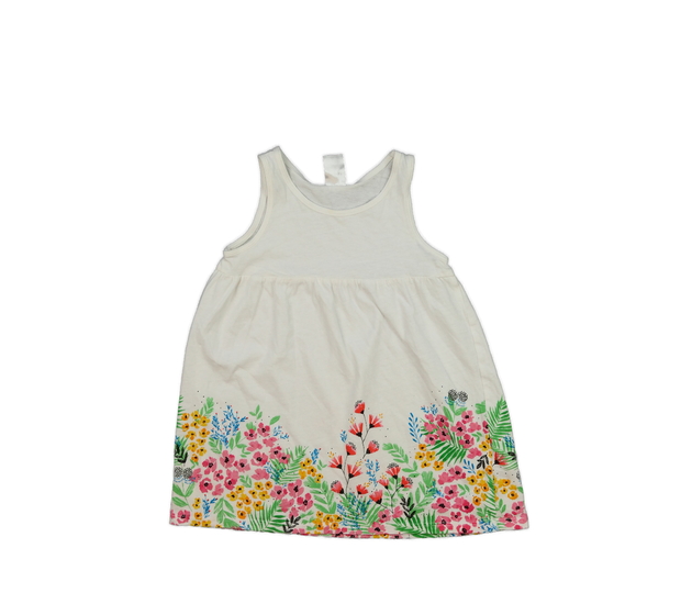 Bílé šaty s květinami H&M