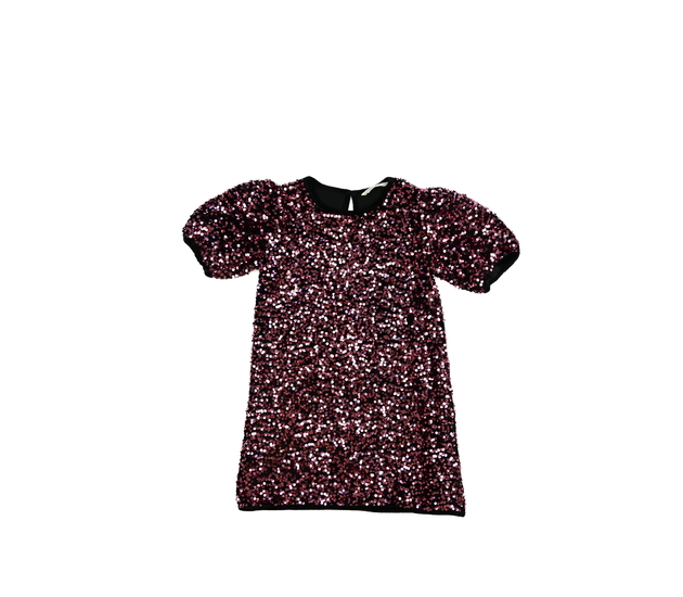 Růžové flitrované šaty George