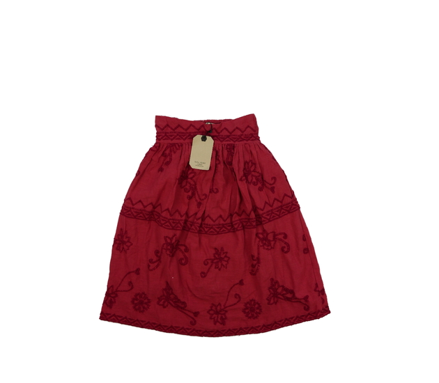 Nová červená dlouhá sukně Zara