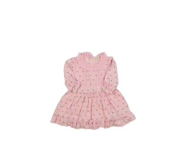 Růžové společenské šaty  Mintini Baby 