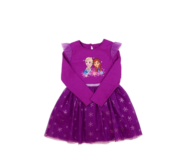 Fialové tylové krásné šaty Frozen Disney Primark 