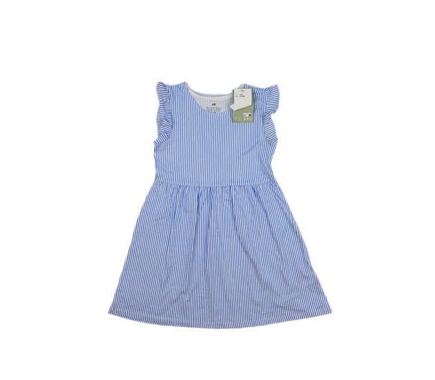 Nové modro-bílé pruhované šaty H&M