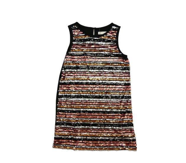 Černé flitrované šaty H&M